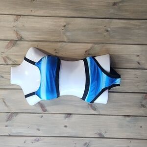 Blue and Black Bikini Size Medium NWOT